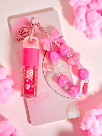 Gloss à lèvres pour enfants avec bracelet Framboise