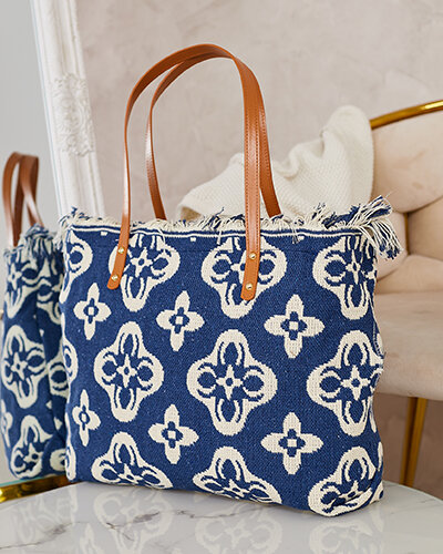 Royalfashion Sac à bandoulière en tissu pour femme