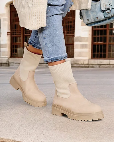 Bottines à enfiler pour femmes de Royalfashion Dorino