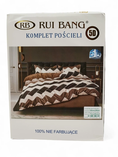 Royalfashion Ensemble de literie à motifs 180x200 3 PIÈCES