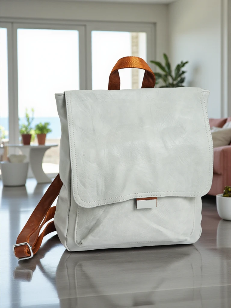 Royalfashion Sac à dos pour femmes en cuir écologique Klara