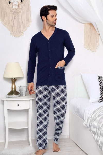 Pyjama homme en coton Royalfashion