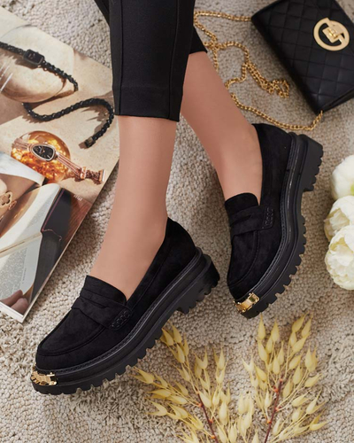 Royalfashion Mocassins en daim écologique pour femme Retillum