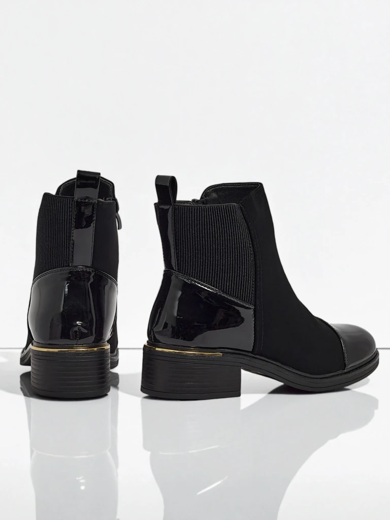 Bottines pour femmes en cuir écologique Eriselle