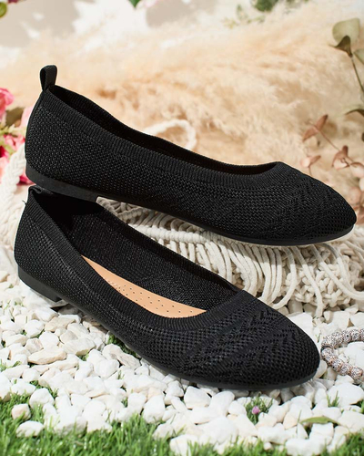 Royalfashion Ballerines Salin pour femme