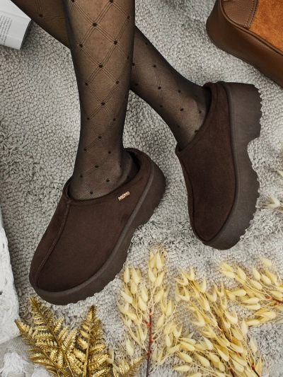 Bottes courtes style bottes de neige pour femmes avec fourrure Calindra