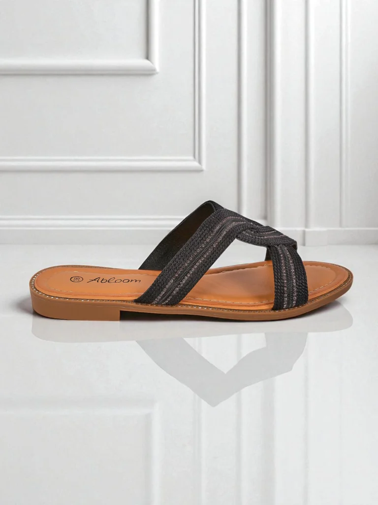 Royalfashion Mules tressées pour femmes Woven Breeze