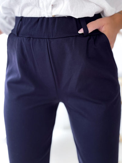 Royalfashion Teggings femme bleu marine