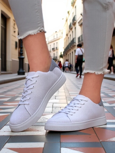 Royalfashion Chaussures de sport en tissu pour femmes Esellaf