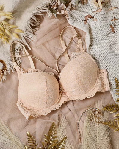 Royalfashion Soutien-gorge femme décoré de dentelle