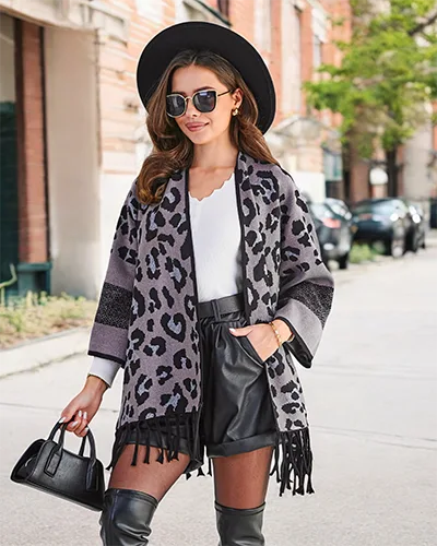 Poncho pour femme Royalfashion avec imprimé