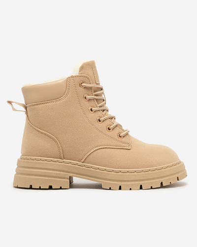Royalfashion Bottes de trappeur isolées pour femmes marron clair Radoras