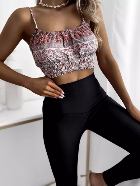 Legging côtelé noir pour femme - Vêtements