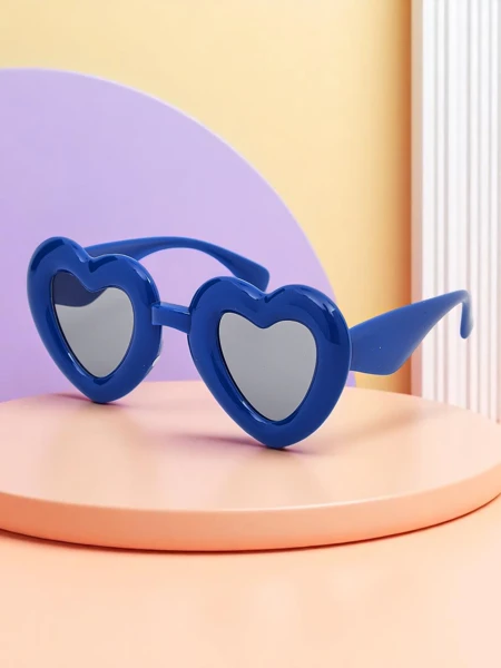 Royalfashion Lunettes de soleil pour enfants en forme de cœur