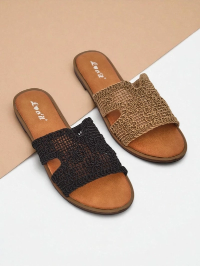 Rpyalfashion Sandales pour femmes avec une bride décorative Braida