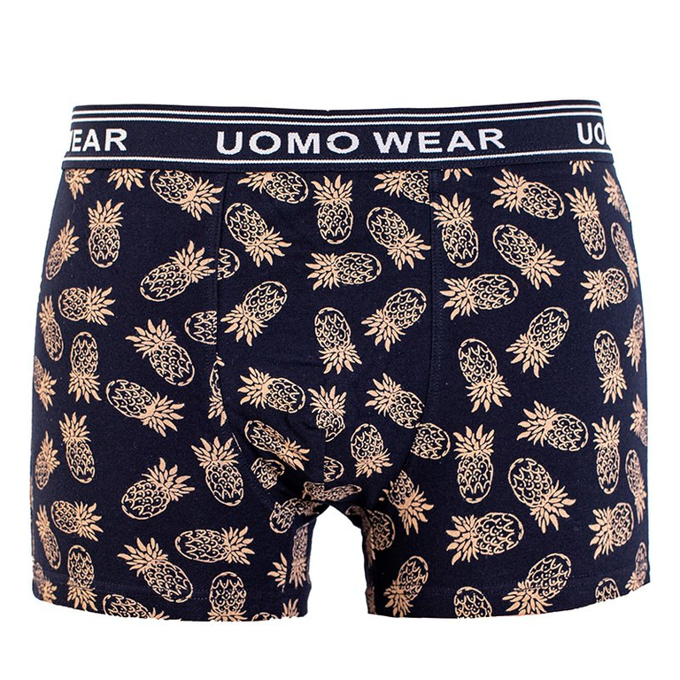 Caleçon homme noir à ananas - Sous-vêtements