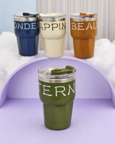 Royalfashion Mug thermique avec paille Beautiful