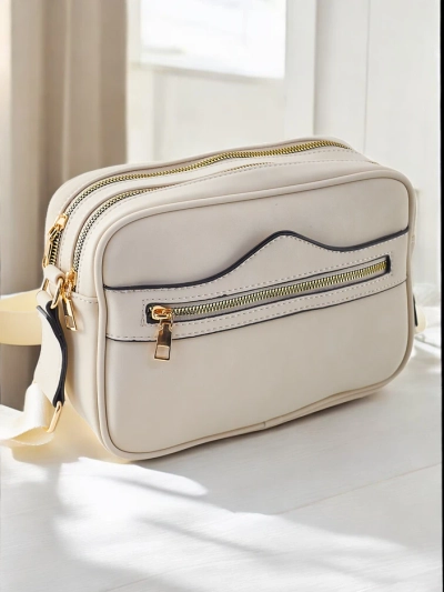Royalfashion Petit sac à main pour femmes en simili cuir mat