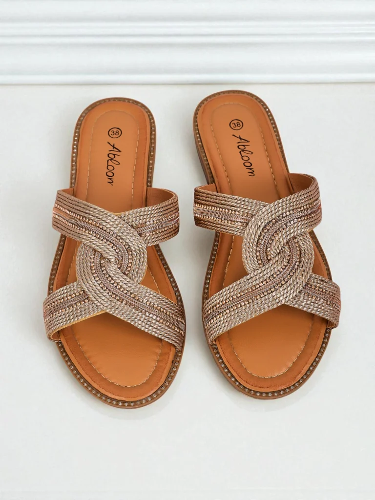 Royalfashion Mules tressées pour femmes Woven Breeze