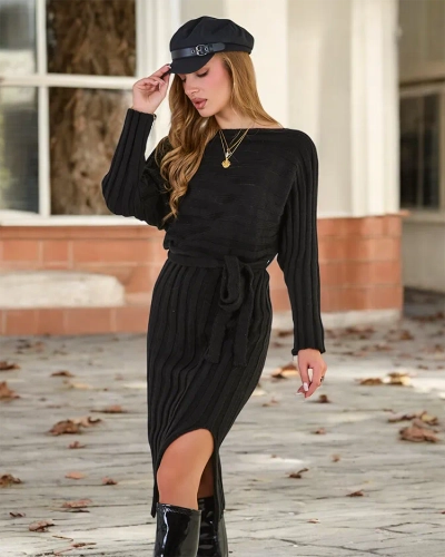 Royalfashion Robe pull pour femme