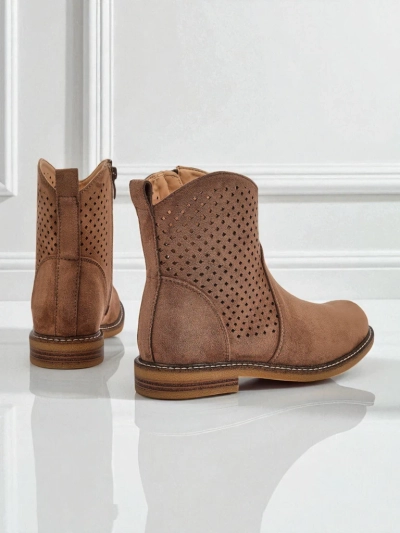 Royalfashion Bottines ajourées pour femmes Toffas