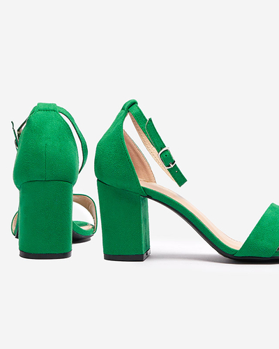 Sandales pour femmes sur tige en vert Xiadia- Footwear