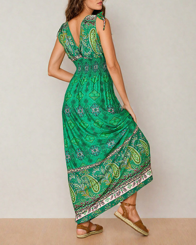 Royalfashion Robe midi imprimée pour femme