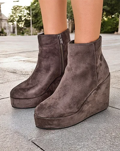 Bottes compensées pour femmes de Royalfashion modèle Sieffa