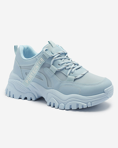 Chaussures de sport bleues pour femmes Evilpo- Footwear