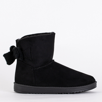 Bottines pour Femmes Aurelia Noires à Talons Plats