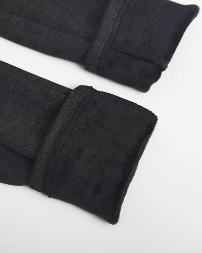 Legging noir pour femme avec isolation - Vêtements