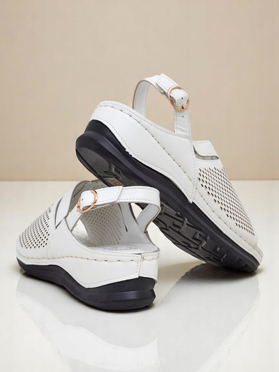 Royalfashion Sandales compensées pour femmes Mira