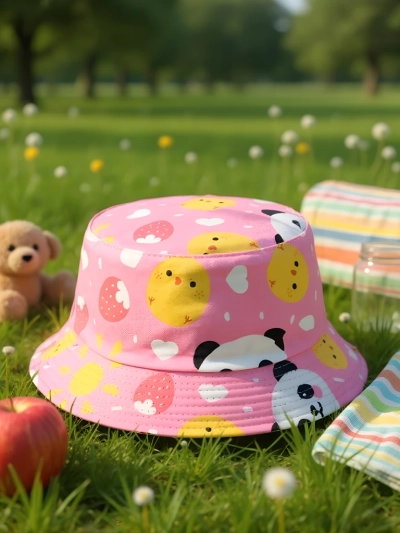 Royalfashion Bob pour Enfants Splash de Couleurs Bucket