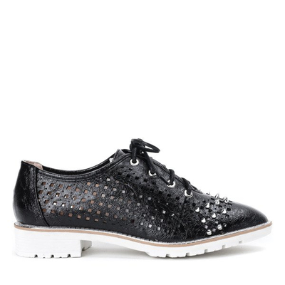 Chaussures noires ajourées à clous Morris - Footwear
