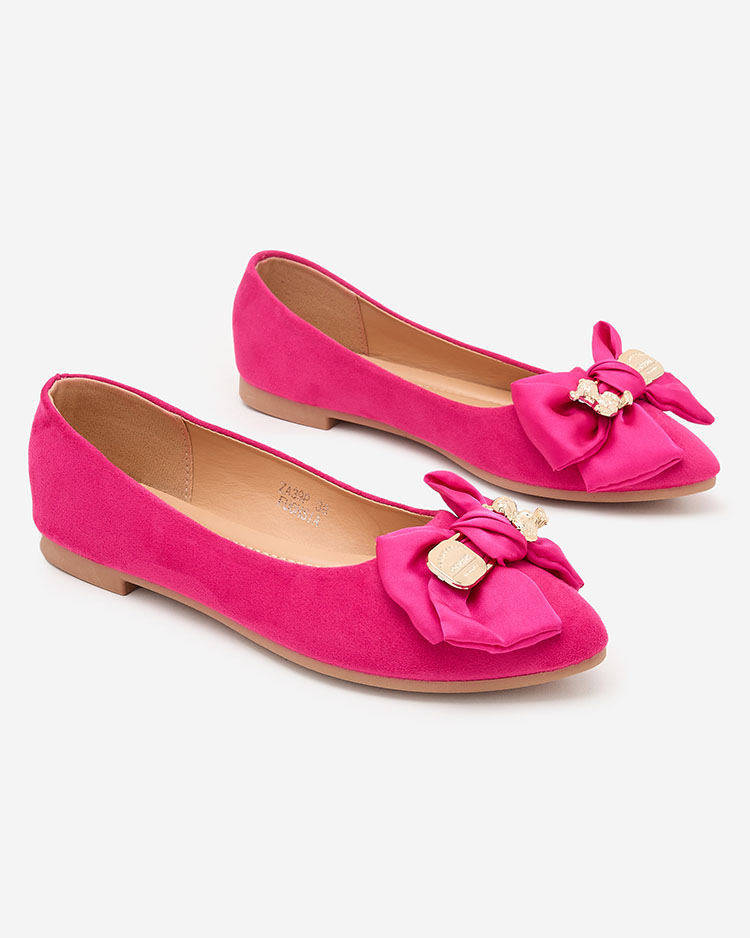 Royalfashion Ballerines pour femme bout pointu avec nœud Retripo