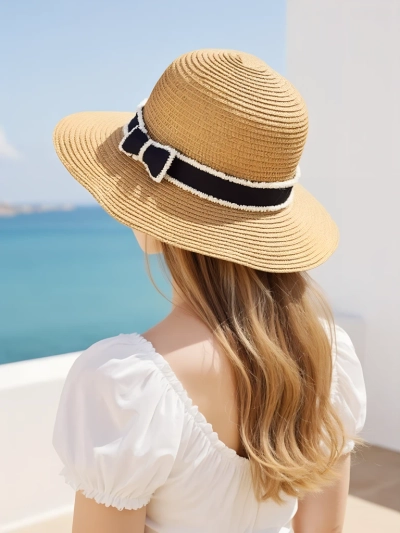 Royalfashion Chapeau de paille femme Sunny Meadow