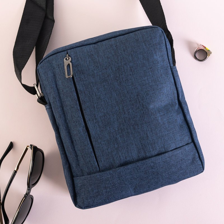 Sac bandoulière homme bleu marine - Accessoires