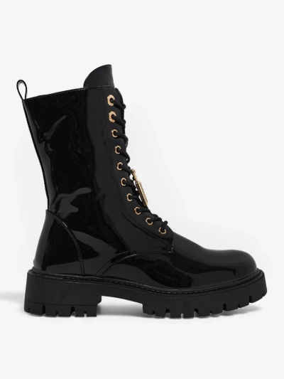 Bottines Femme Luna Noires en Cuir Élégantes pour l'Automne