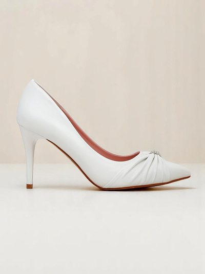 Royalfashion Escarpins en cuir écologique pour femme Venetia Nera