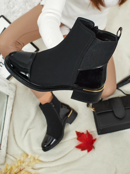 Bottines pour femmes en cuir écologique Eriselle