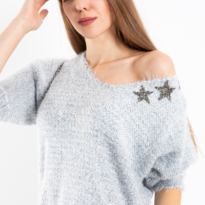 Pull étoile gris - Vêtements