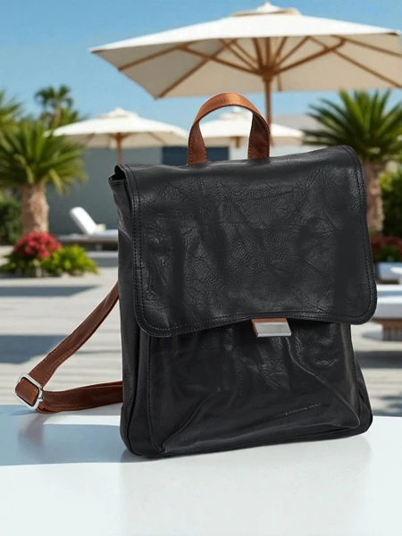 Royalfashion Sac à dos pour femmes en cuir écologique Klara