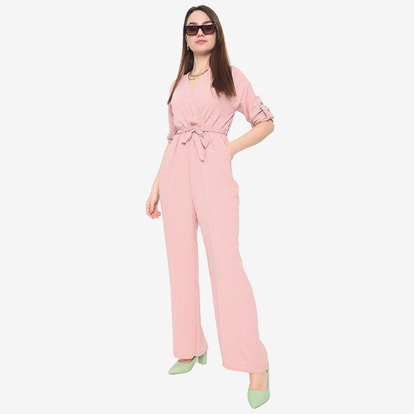 Royalfashion Combinaison longue pour femme rose
