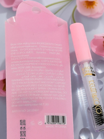 Gel coiffant pour sourcils transparent