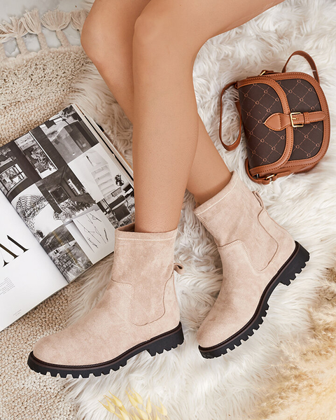 Royalfashion Bottes Gebimma pour femme en éco-suède