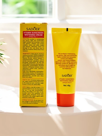 Crème solaire Sadoer avec vitamine C 60 SPF 150 ml