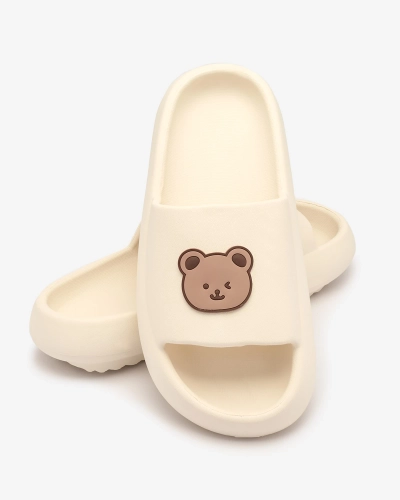 Royalfashion Tongs en caoutchouc crème pour femme Mabyn