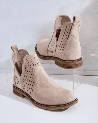 Royalfashion Bottes eko en daim Ovilla pour femme