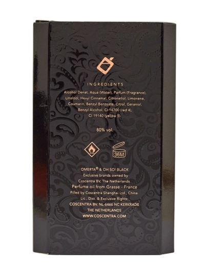 Eau de Parfum Inspirée pour femme OH SO! BLACK
