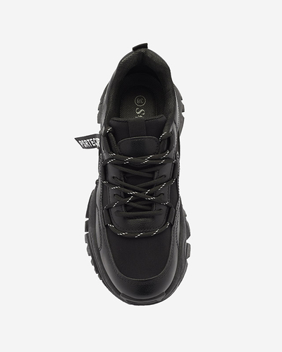 Chaussures de sport noires pour femmes Evilpo- Footwear